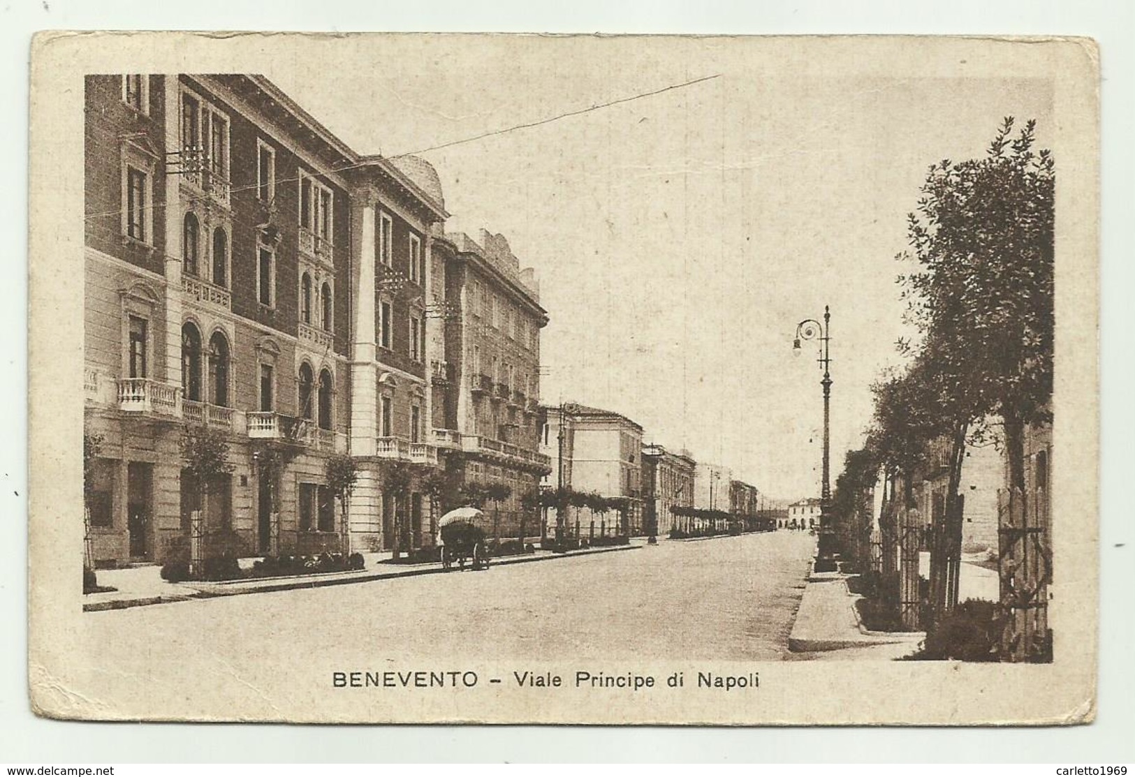 BENEVENTO - VIALE PRINCIPE DI NAPOLI  VIAGGIATA FP - Benevento
