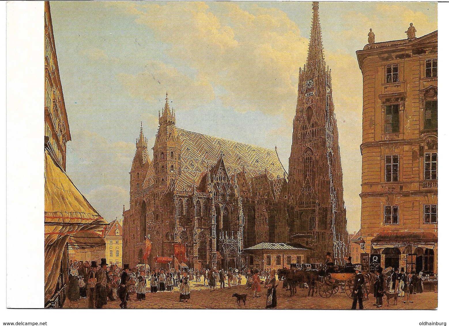 3001o: Kunst- AK Rudolf Von Alt (1812-1906), Stephansdom, Ungelaufen - Vor 1900