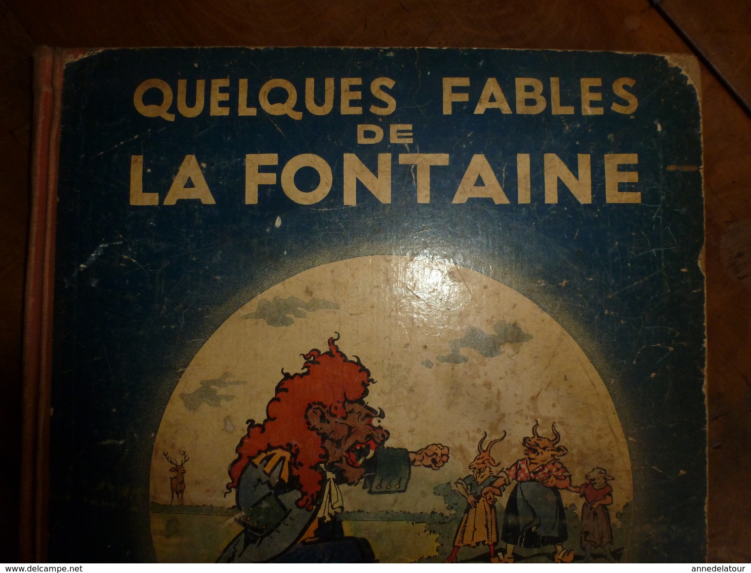 Dédicacé Par L'illustrateur Georges Ripart à Son Petit Ami : QUELQUES FABLES DE LA FONTAINE - Livres Dédicacés