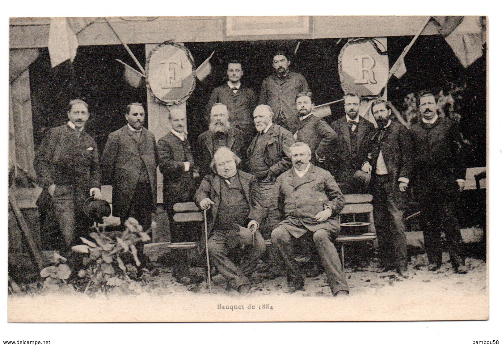 ERNEST RENAN * BANQUET 1884 - Personnages