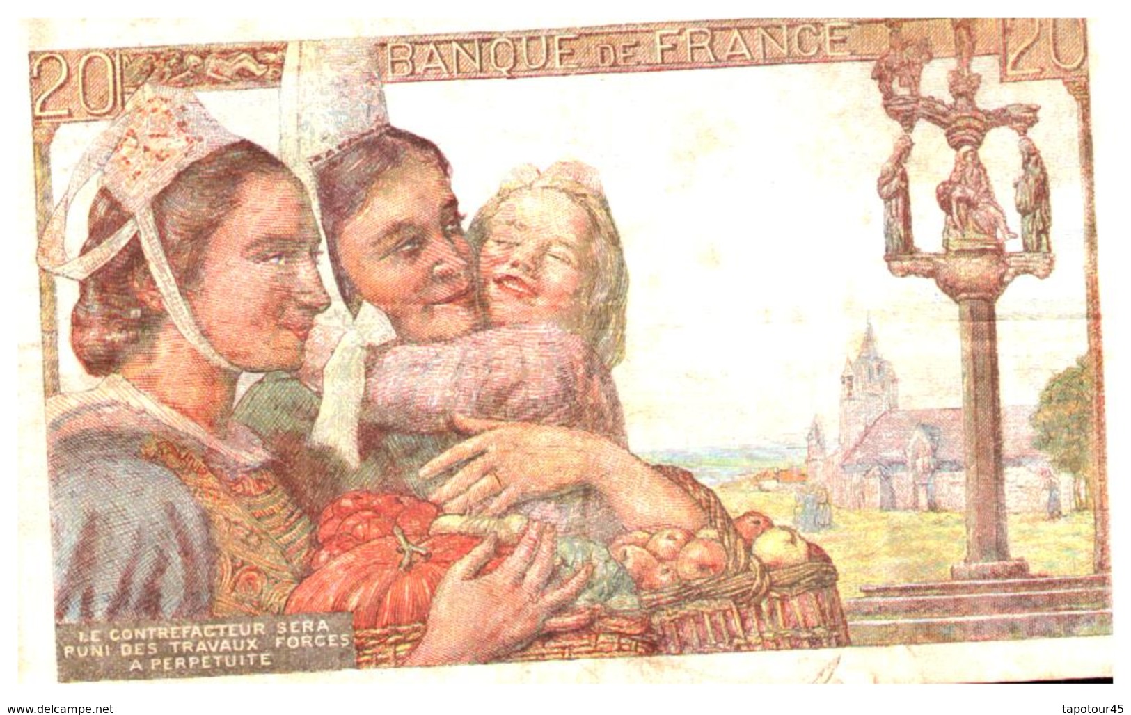 Billets > France >20  Francs D.12=2=1942.D. Plus Rare - 20 F 1942-1950 ''Pêcheur''