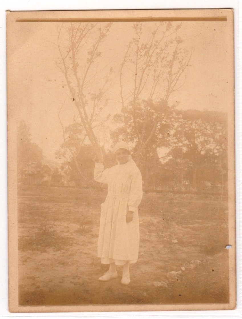 CONGO - Photographie - 1923 - Elisabethville - Juliana De Tollenaere  Verpleegter - Infirmière. - Afrique