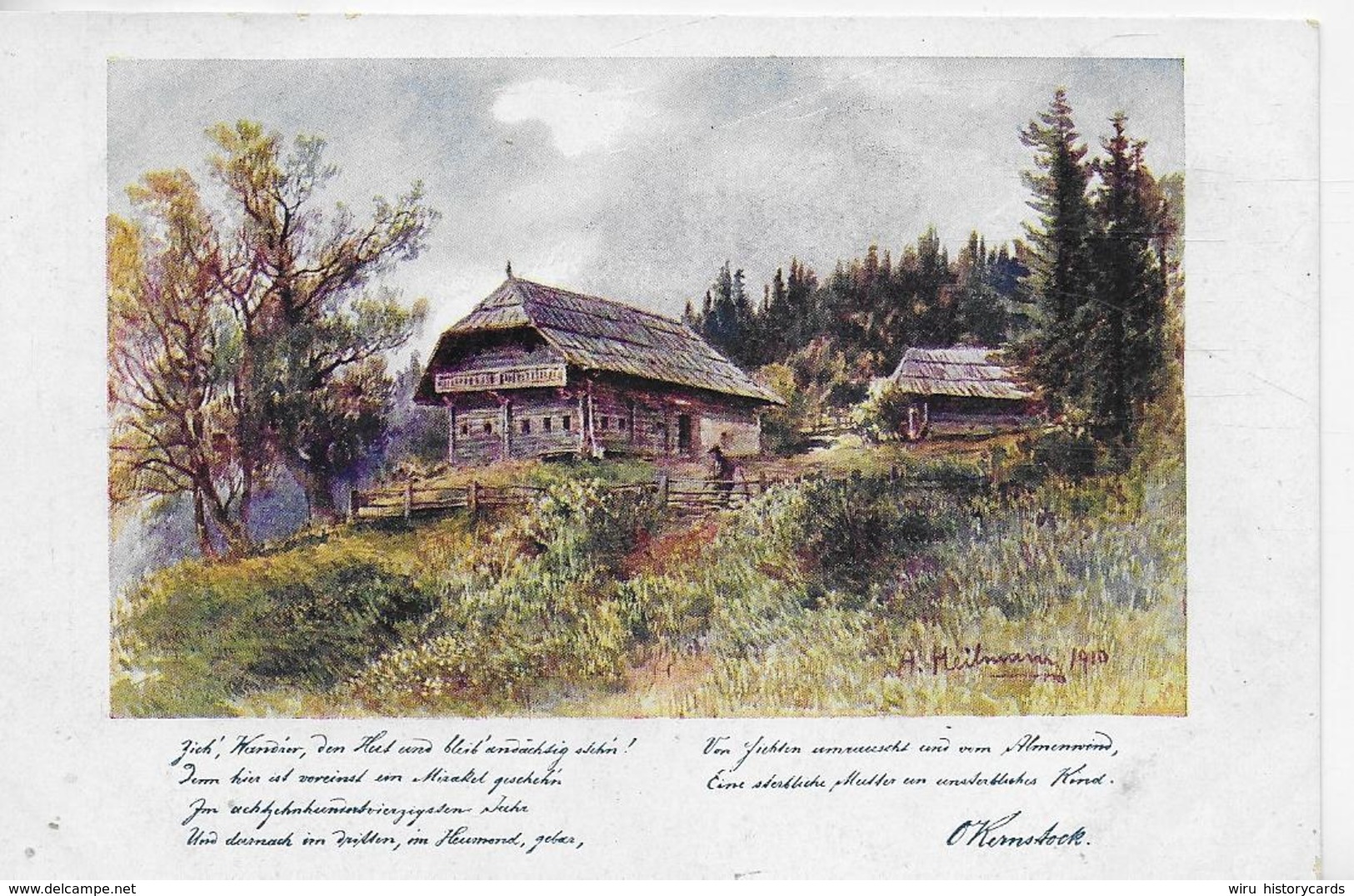 AK 0208  Roseggers Geburtshaus ( Alpl ) - Deutscher Schulverein Um 1910-20 - Krieglach