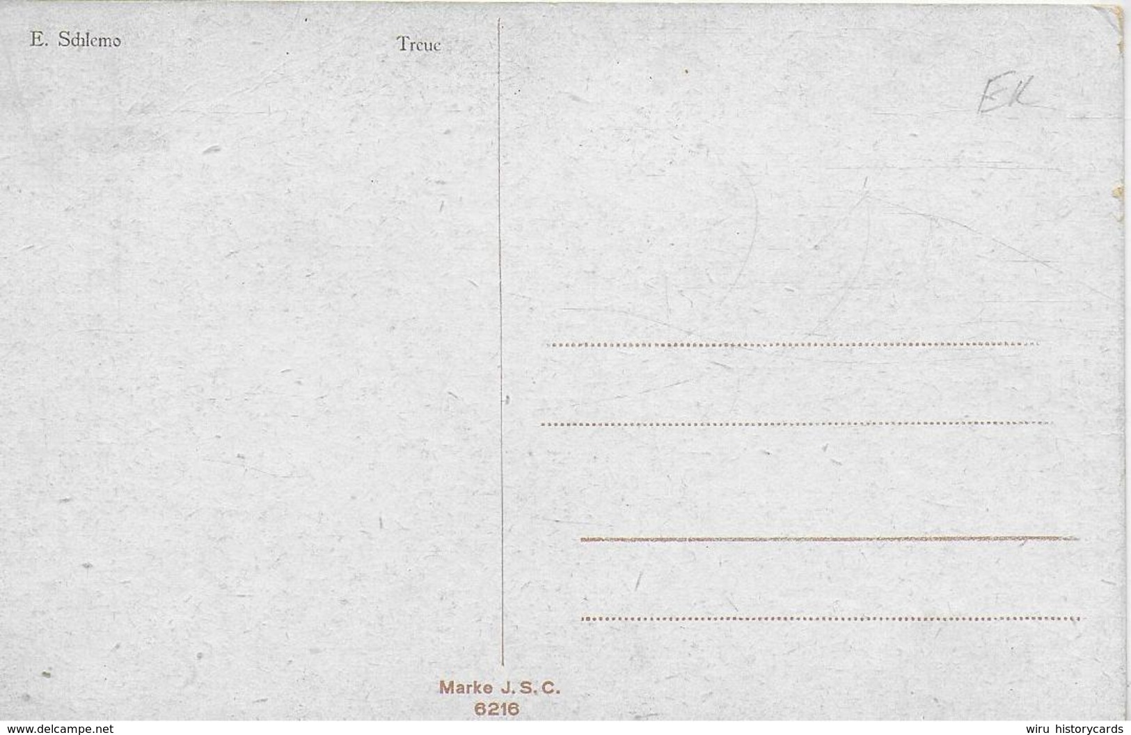 AK 0208  Schlemo , E. - Treue / Hund Trauert Am Grab Seines Herrn / Künstlerkarte Um 1910-20 - Dogs