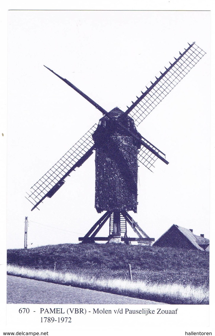 Pamel: Molen Van De Pauselijke Zouaaf ( 2 Scans) - Autres & Non Classés