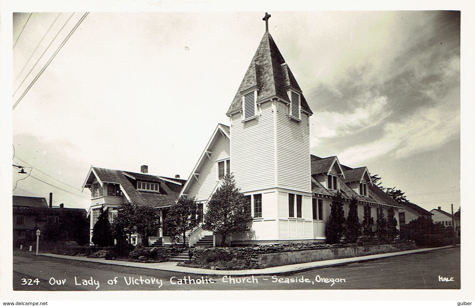 Seaside Oregon Our Lady Of Victory Catholic Church Carte Photo N° 324 - Andere & Zonder Classificatie