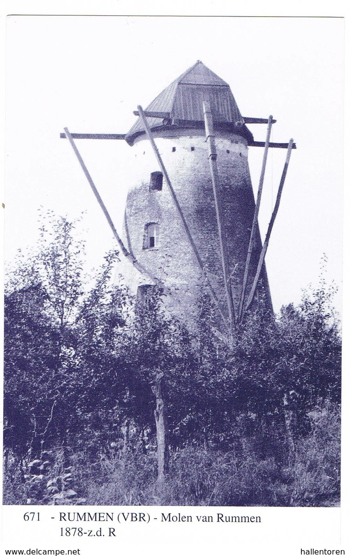 Rummen: Molen Van Rummen ( 2 Scans) - Autres & Non Classés