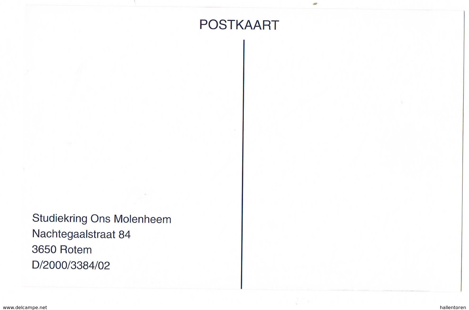 Rummen: Molen Van Rummen ( 2 Scans) - Andere & Zonder Classificatie