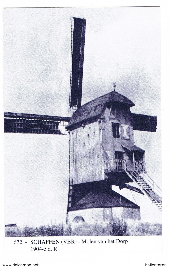 Schaffen: Molen Van Het Dorp ( 2 Scans) - Autres & Non Classés