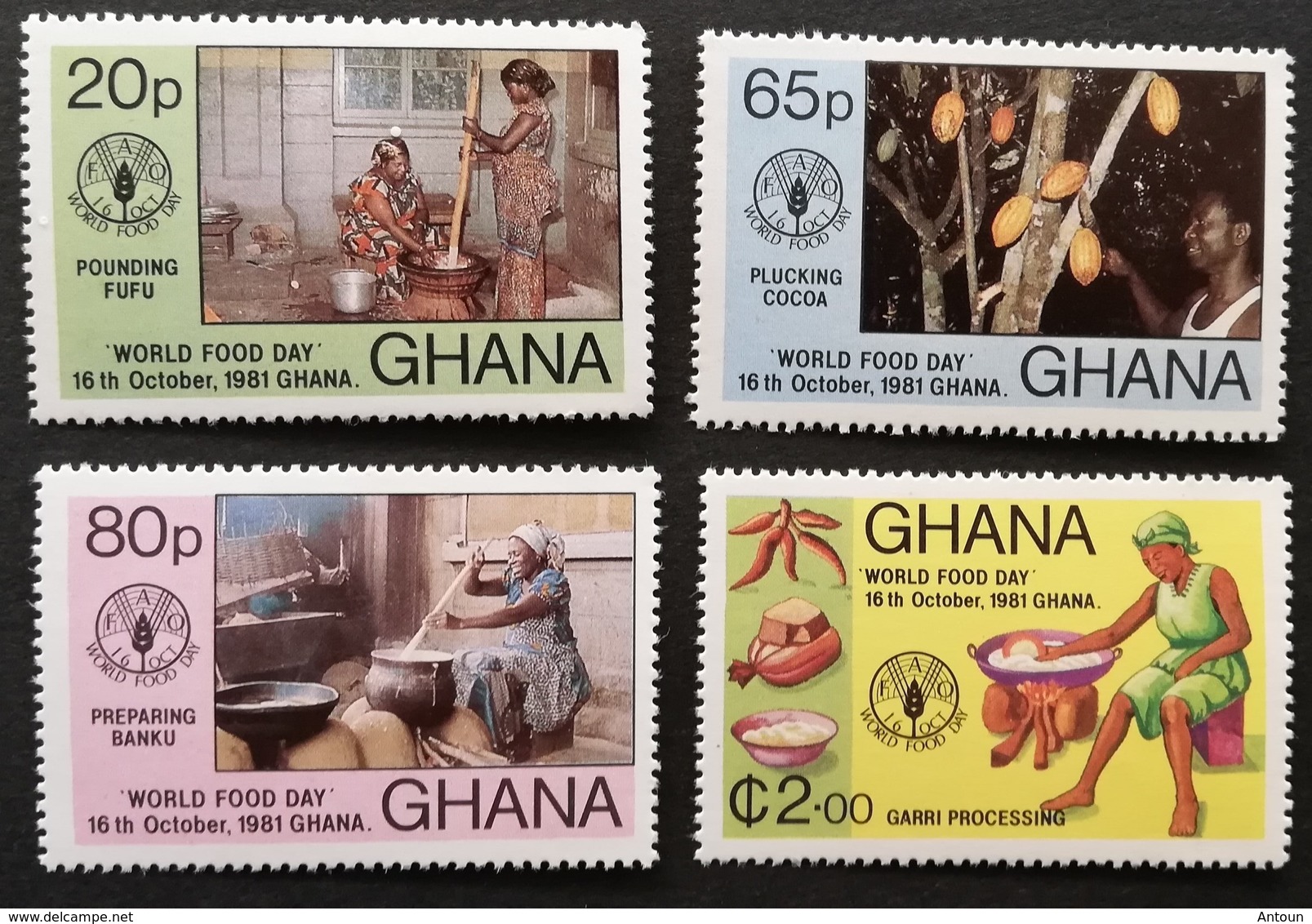 Ghana   1981 World Food Day M.N.H. - Ghana (1957-...)