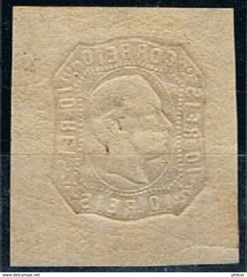 Portugal, 1862/4, # 15, Margens Enormes, MH - Ongebruikt