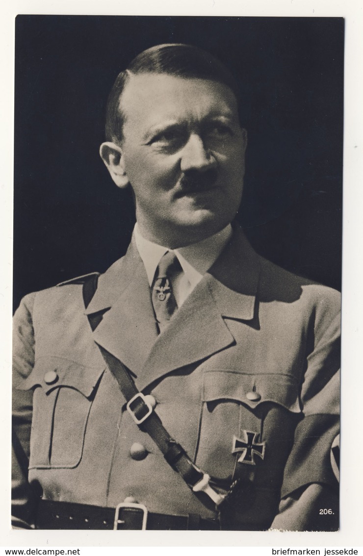 Deutsches Reich Michel No. 660 Sonderstempel Pasewalk Kriegslazarett Auf Karte Hitler - Briefe U. Dokumente