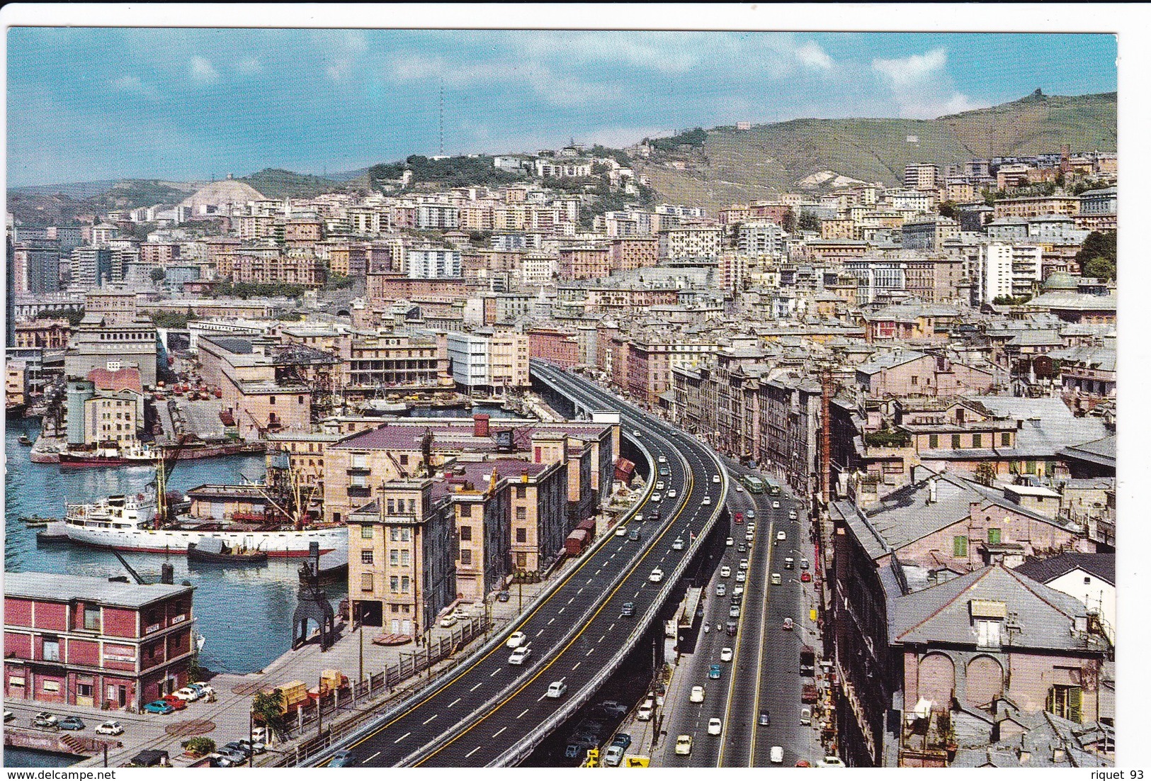 Lot 4 Cp Modernes - GENOVA - " La Sopraelevata" (la Route élevée) - Genova (Genoa)