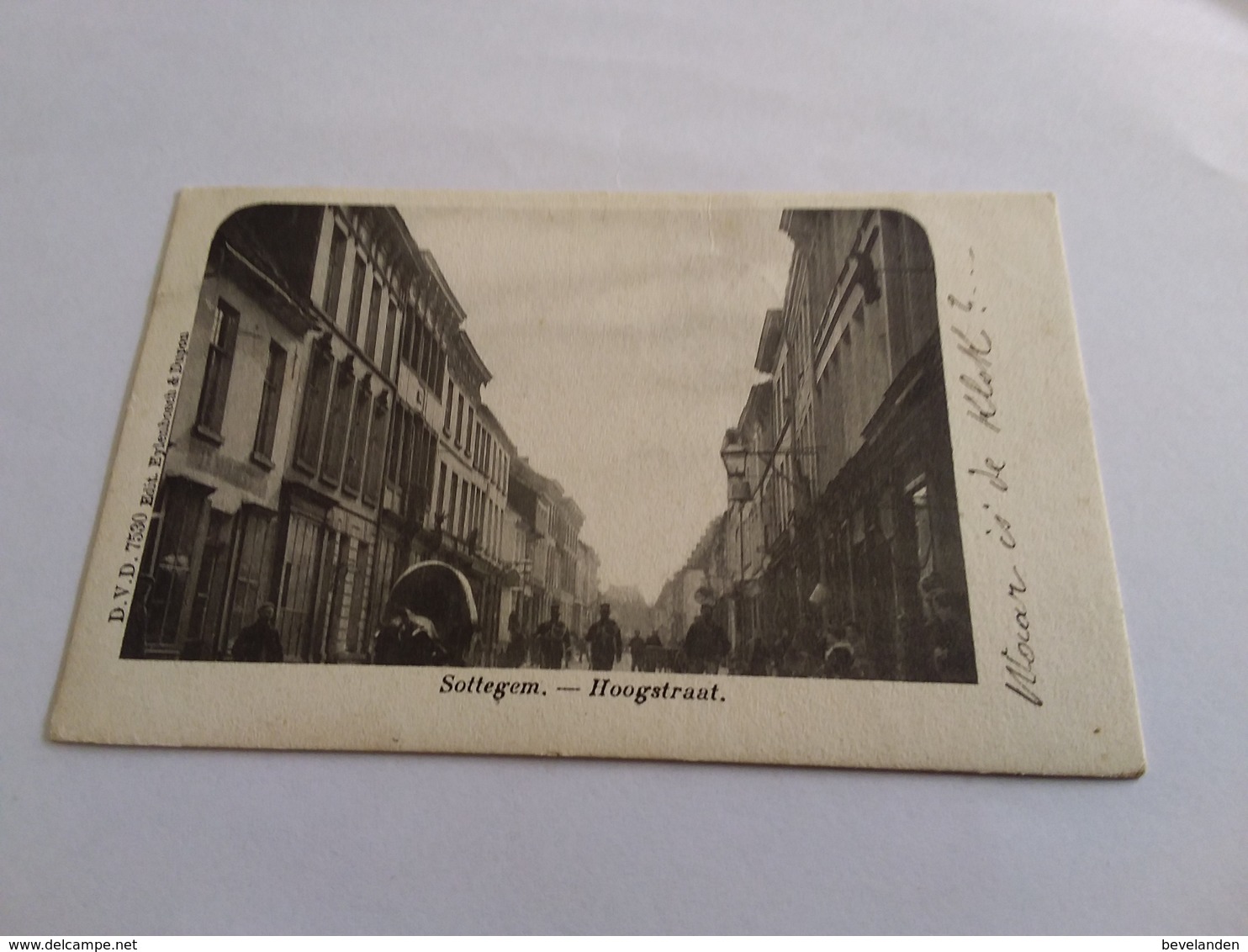 Postkaart Sottegem Hoogstraat Ca 1905 - Autres & Non Classés