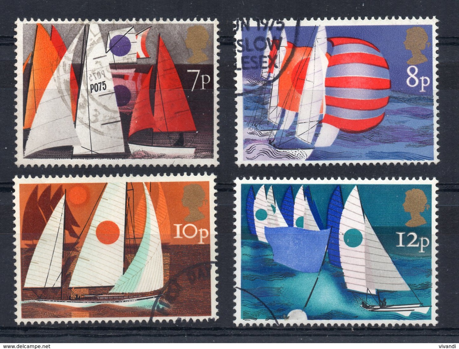 Great Britain - 1975 - Sailing - Used - Used Stamps