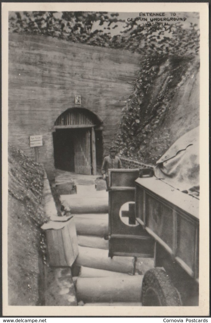 Entrance To German Underground Hospital, Guernsey, C.1940s - RP Postcard - Guernsey