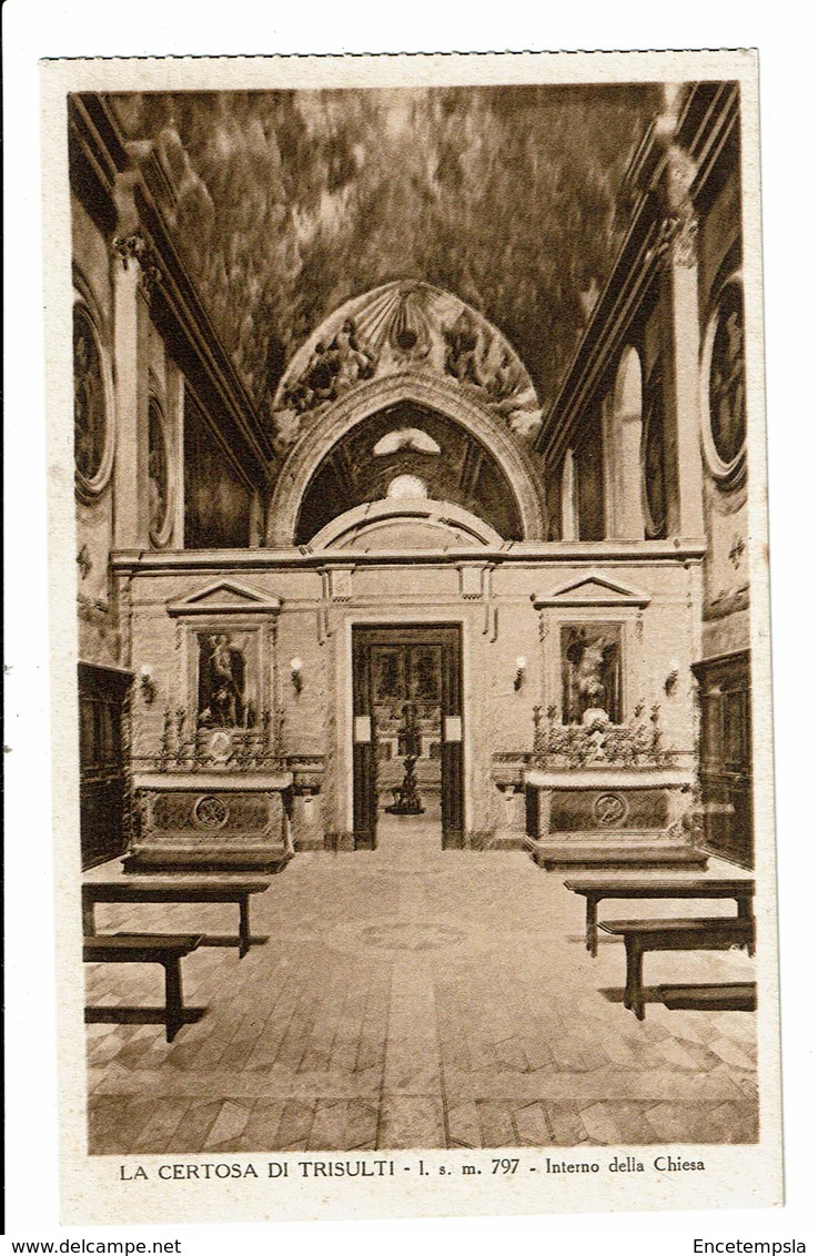 CPA - Carte Postale -Italie - Collepardo- Certosa Di Trisulti -Interno Della Chiesa VM2047 - Frosinone