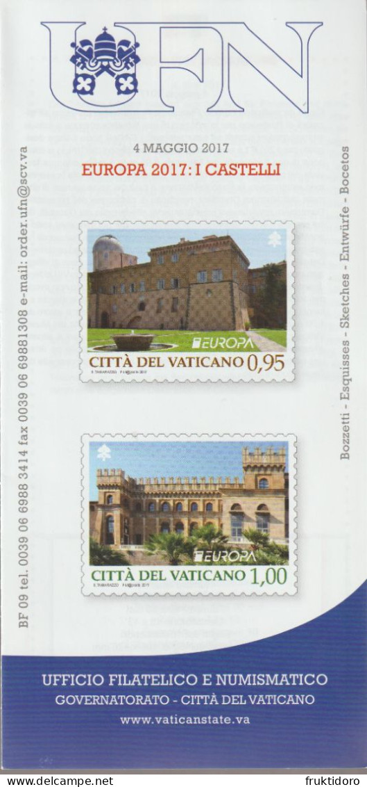 Vatican City Brochures Issues In 2017 Journeys Of Pope Francis Outside Italy - St. Adeodatus And St. Zosimus - Marists - Colecciones