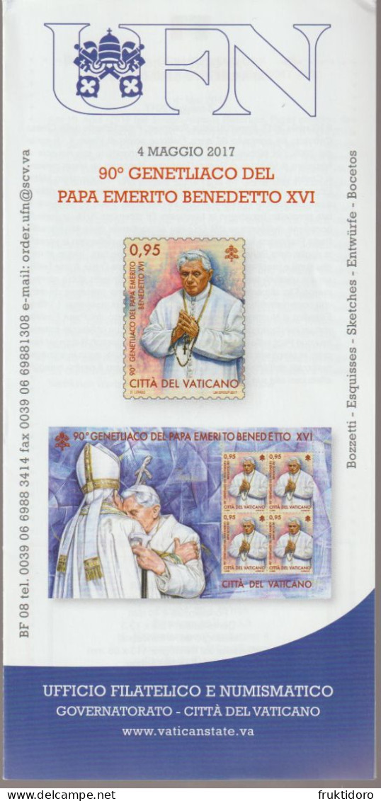 Vatican City Brochures Issues In 2017 Journeys Of Pope Francis Outside Italy - St. Adeodatus And St. Zosimus - Marists - Colecciones