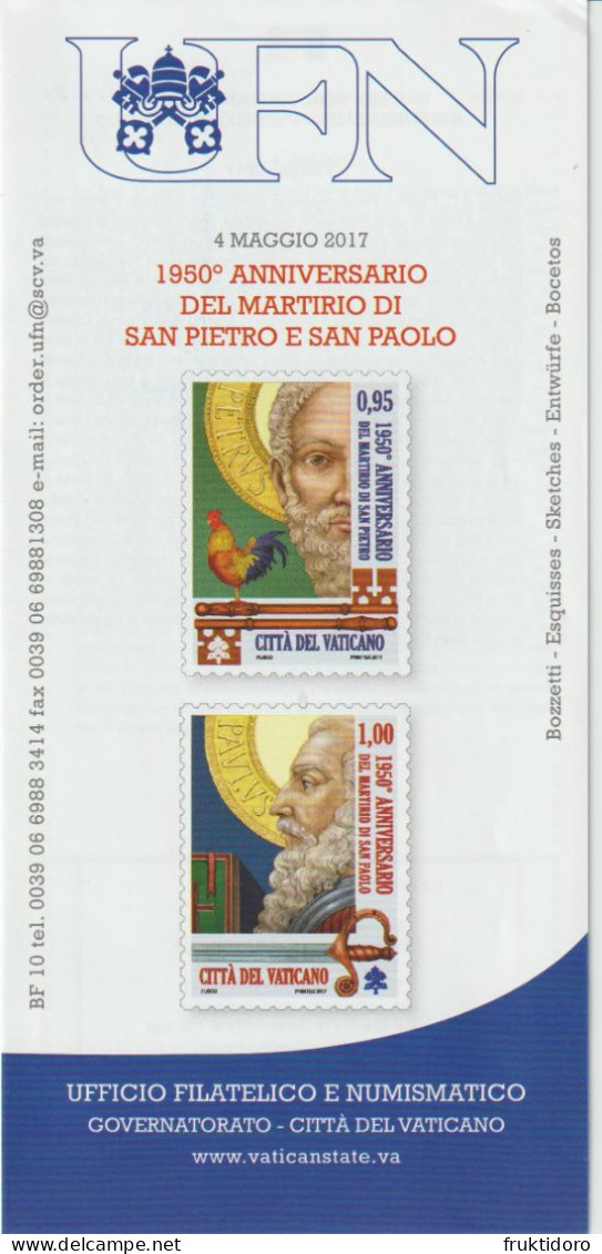 Vatican City Brochures Issues In 2017 Journeys Of Pope Francis Outside Italy - St. Adeodatus And St. Zosimus - Marists - Colecciones