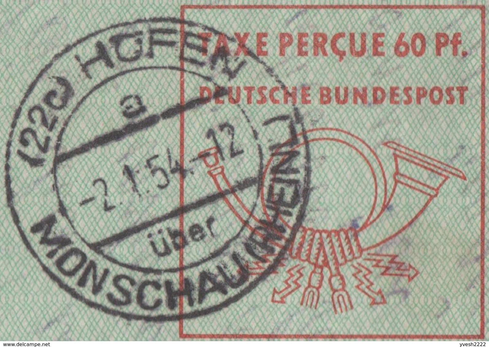 Allemagne Fédérale 1951, 2 Aérogrammes Couleurs Différentes. Pour Les USA, Usage Commercial - Covers - Used