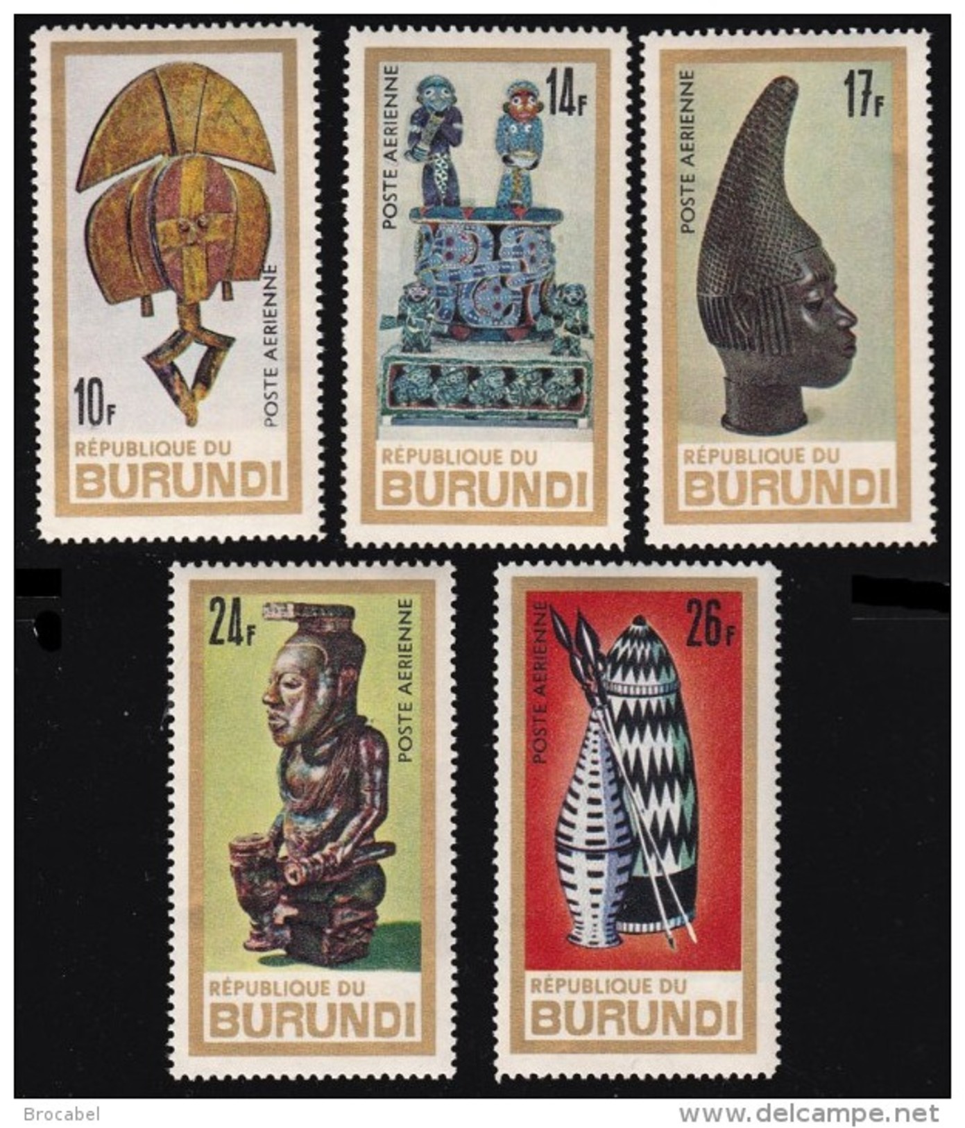 Burundi PA 0052/56** Art Africain  MNH - Neufs