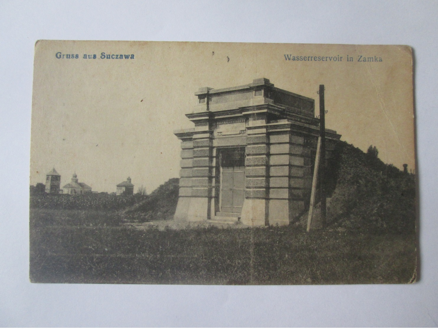 Rare! Romania/Bucovina-Zamka(Suceava/Suczawa) Water Tank/rezervor De Apa,unused Postcard From The 20s - Romania