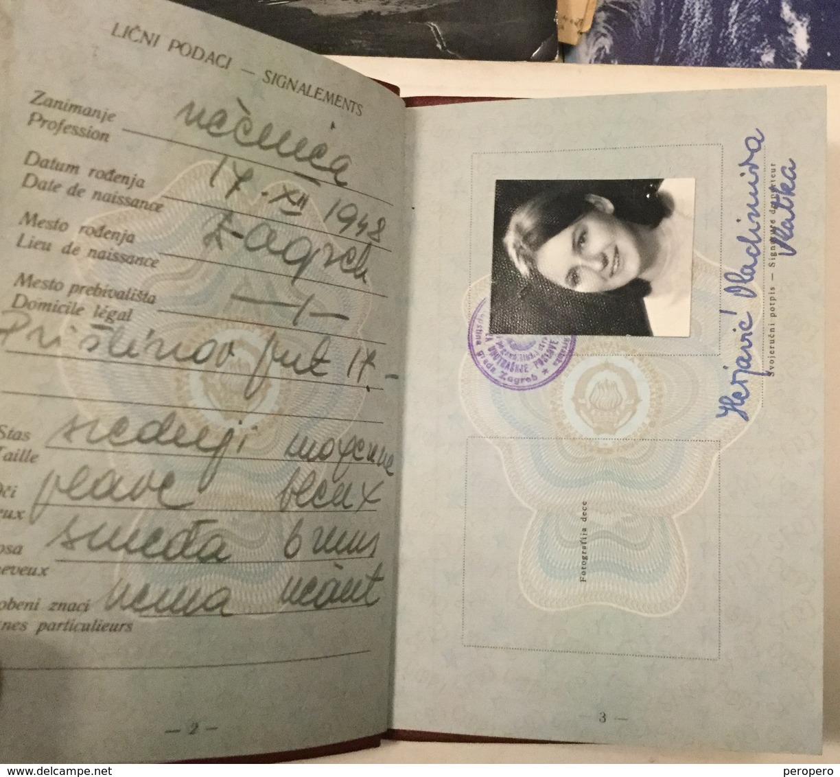 PASSPORT   REISEPASS  PASSAPORTO   PASSEPORT  YUGOSLAVIA 1966. VISA TO: GERMANY - Historische Dokumente