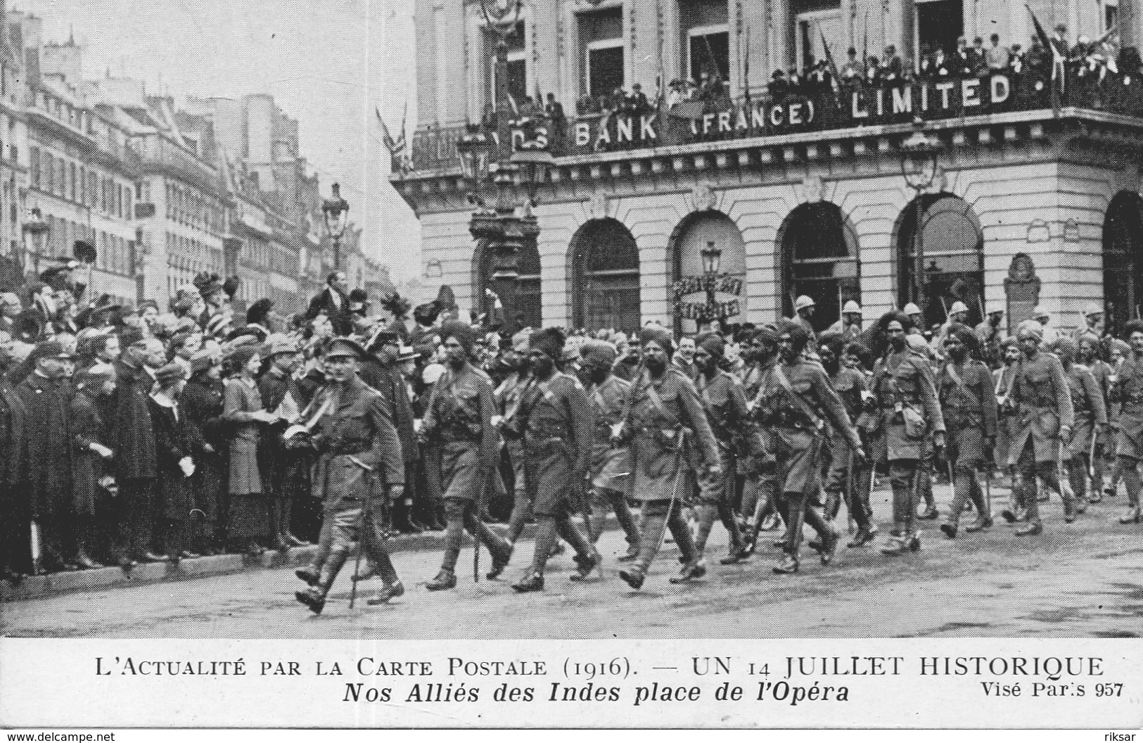 MILITAIRE(INDE) PARIS - Régiments