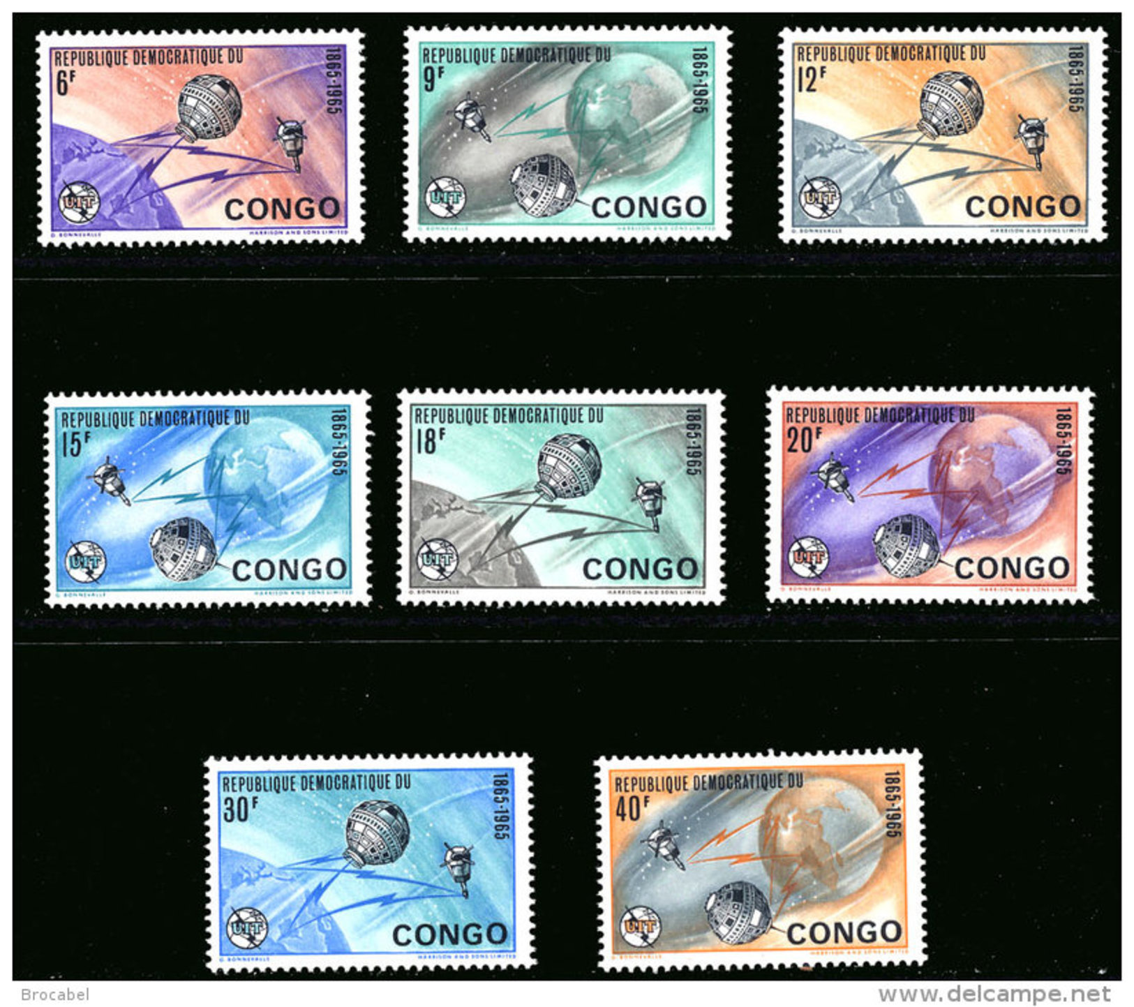 Congo 0586/93**  U I T  MNH - Mint/hinged