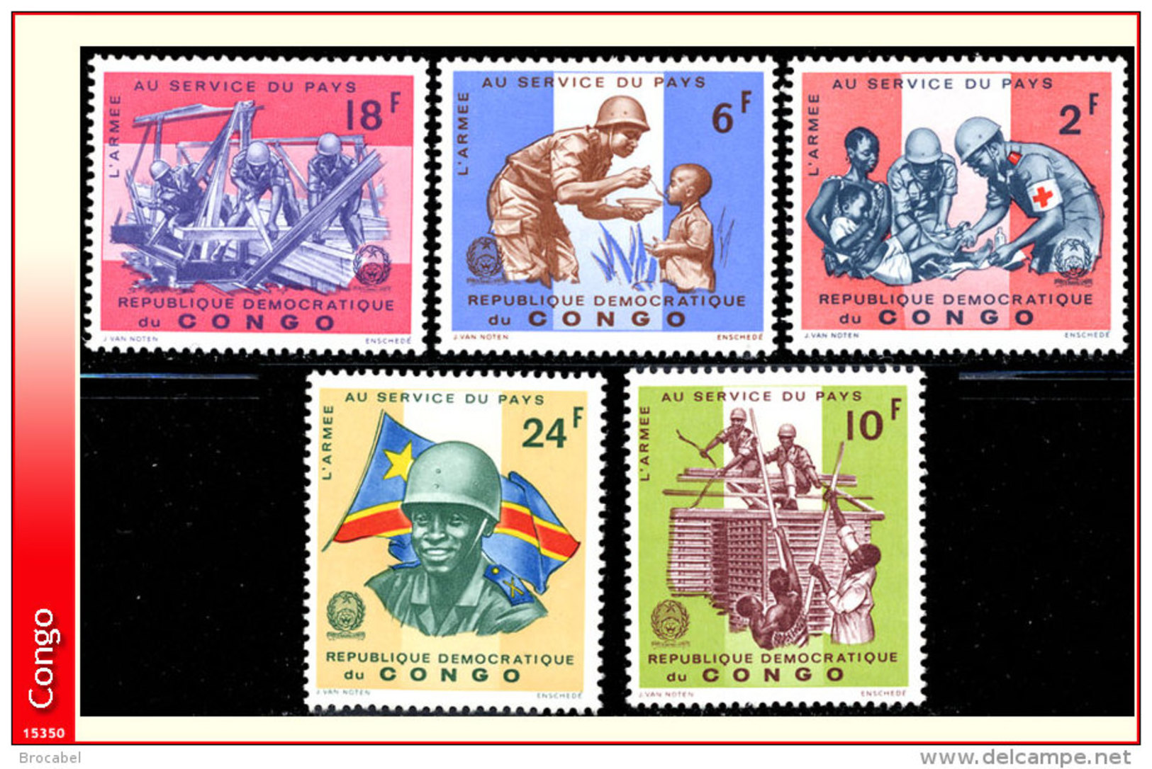 Congo 0633/37** Armee  MNH - Neufs