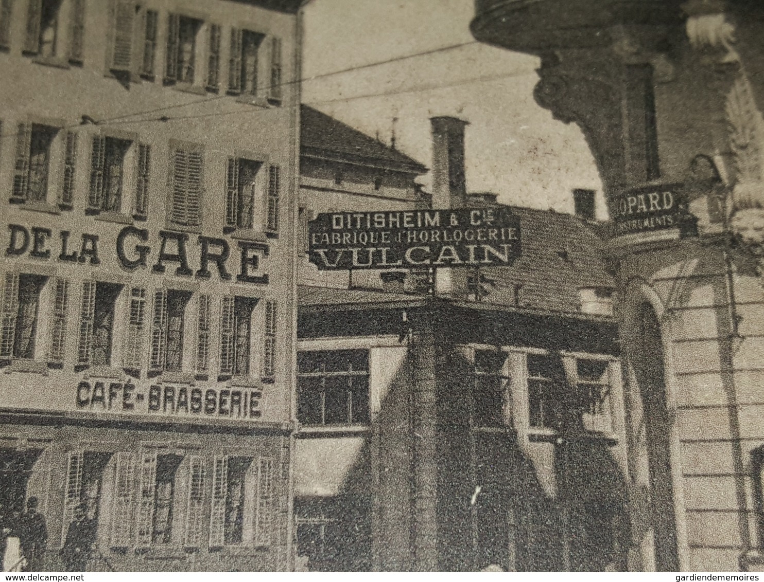 La Chaux De Fonds - Hotel De La Gare - A. Binggeli, Propriétaire - Fabrique D'Horlogerie Vulcain, Ditisheim & Cie - La Chaux-de-Fonds