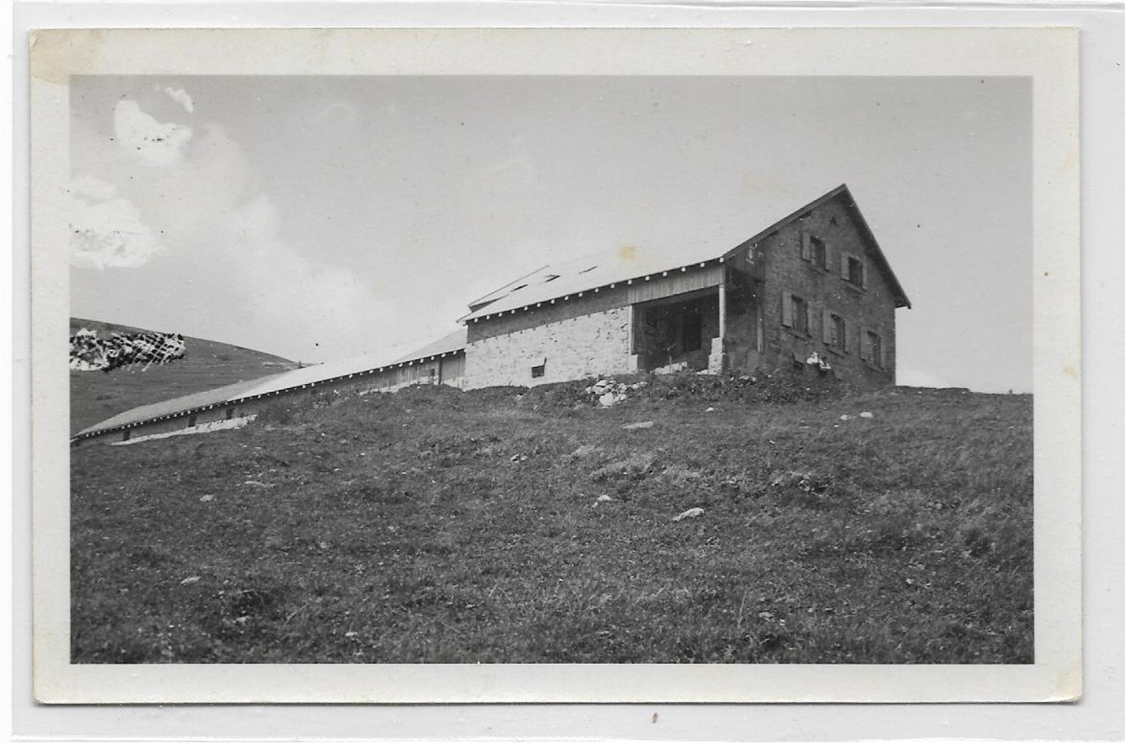 Carte-photo Ferme Restaurant KASTELBERG 1948 - METZERAL - MITTLACH - Munster