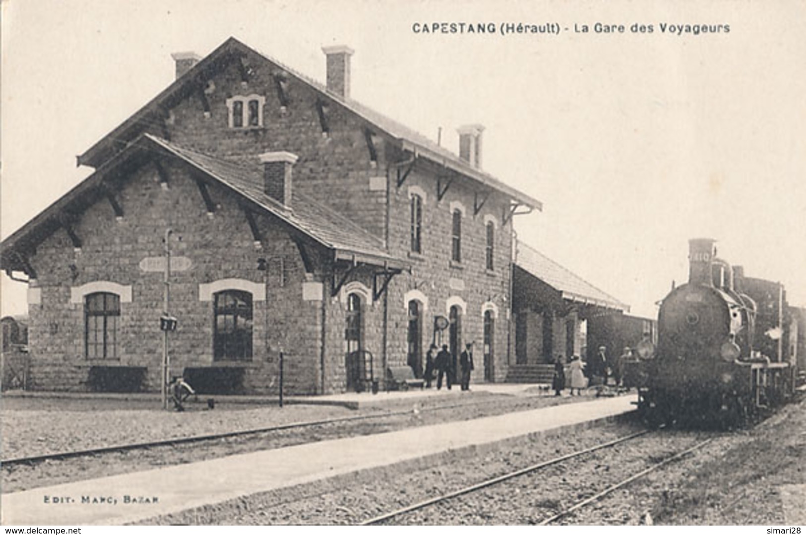 CAPESTANG - LA GARE DES VOYAGEURS - Capestang