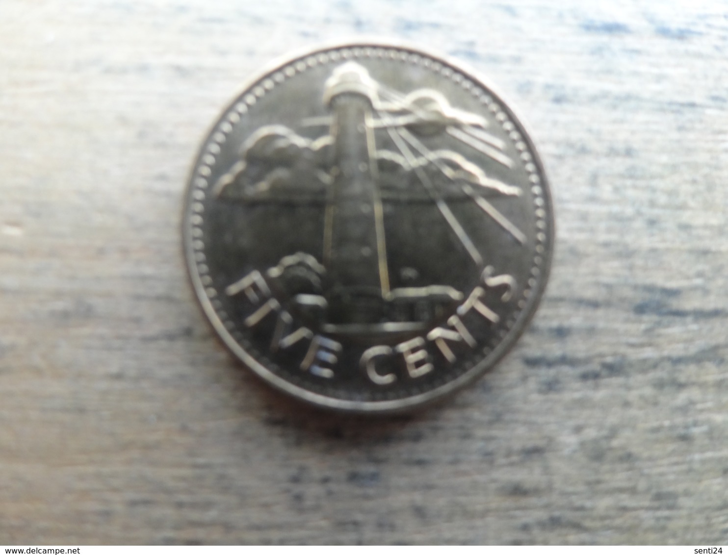 Barbades  5  Cents  2014  Km !!! - Barbades