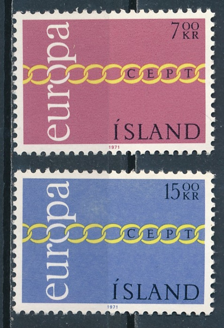 °°° ISLAND - Y&T N°404/5 - 1970 MNH °°° - Nuovi