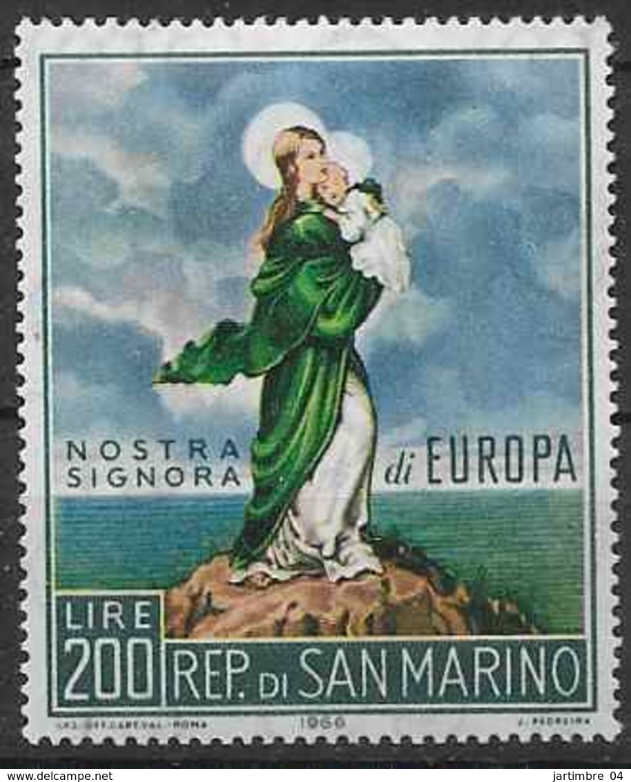 1966 SAINT MARIN 686** Europa , Notre Dame D Europe - Neufs