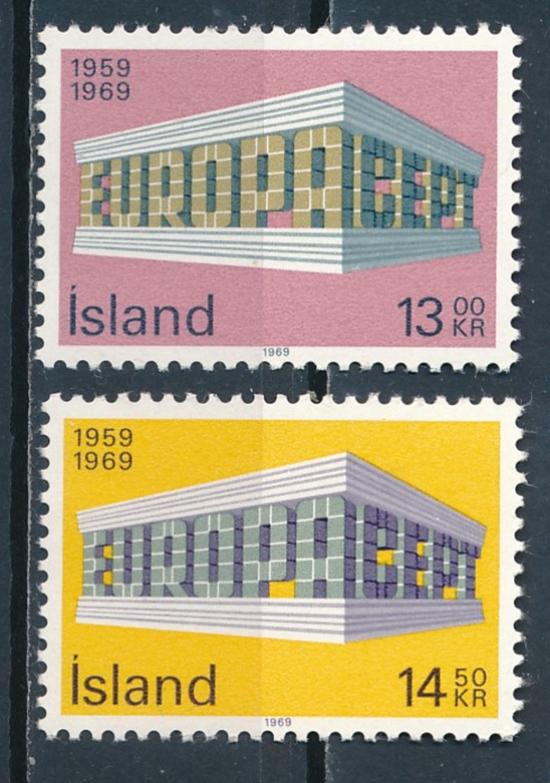 °°° ISLAND - Y&T N°383/84 - 1969 MNH °°° - Nuovi