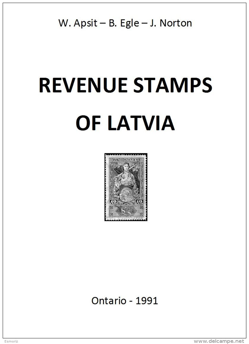 LATVIA, Revenue Stamps Of Latvia, By W. Apsit Et Al - Lettonie