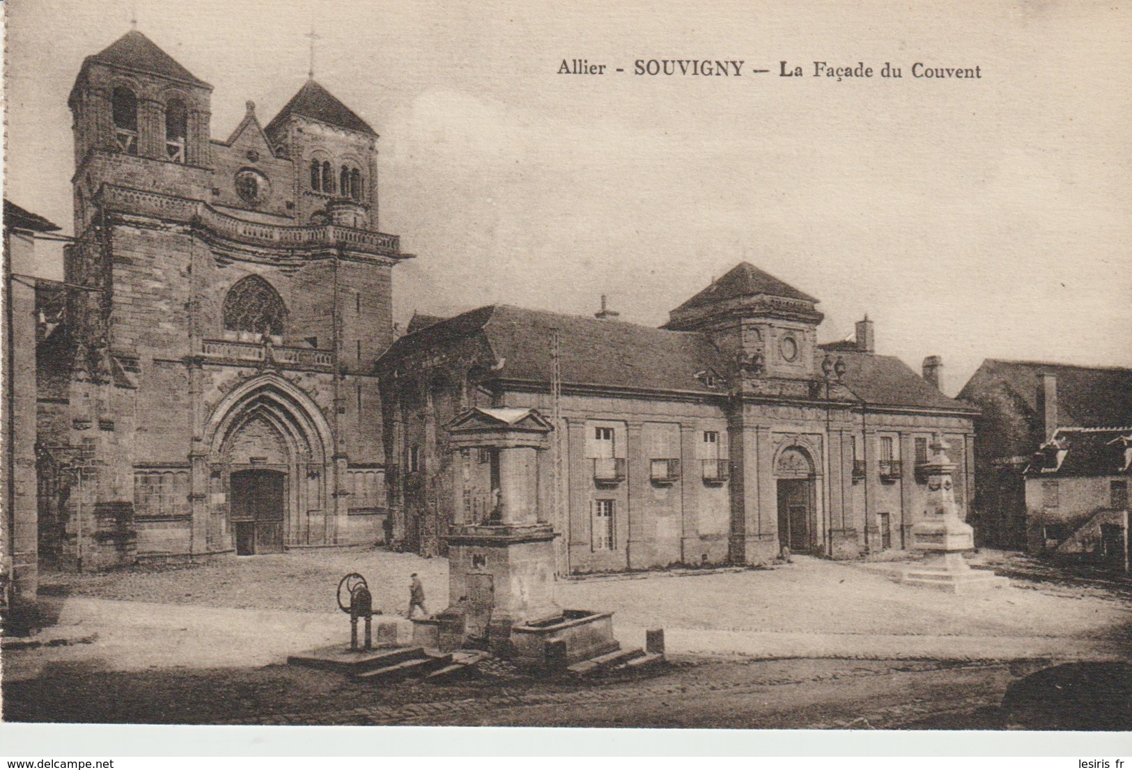 CPA - SOUVIGNY - LA FACADE DU COUVENT - - Autres & Non Classés