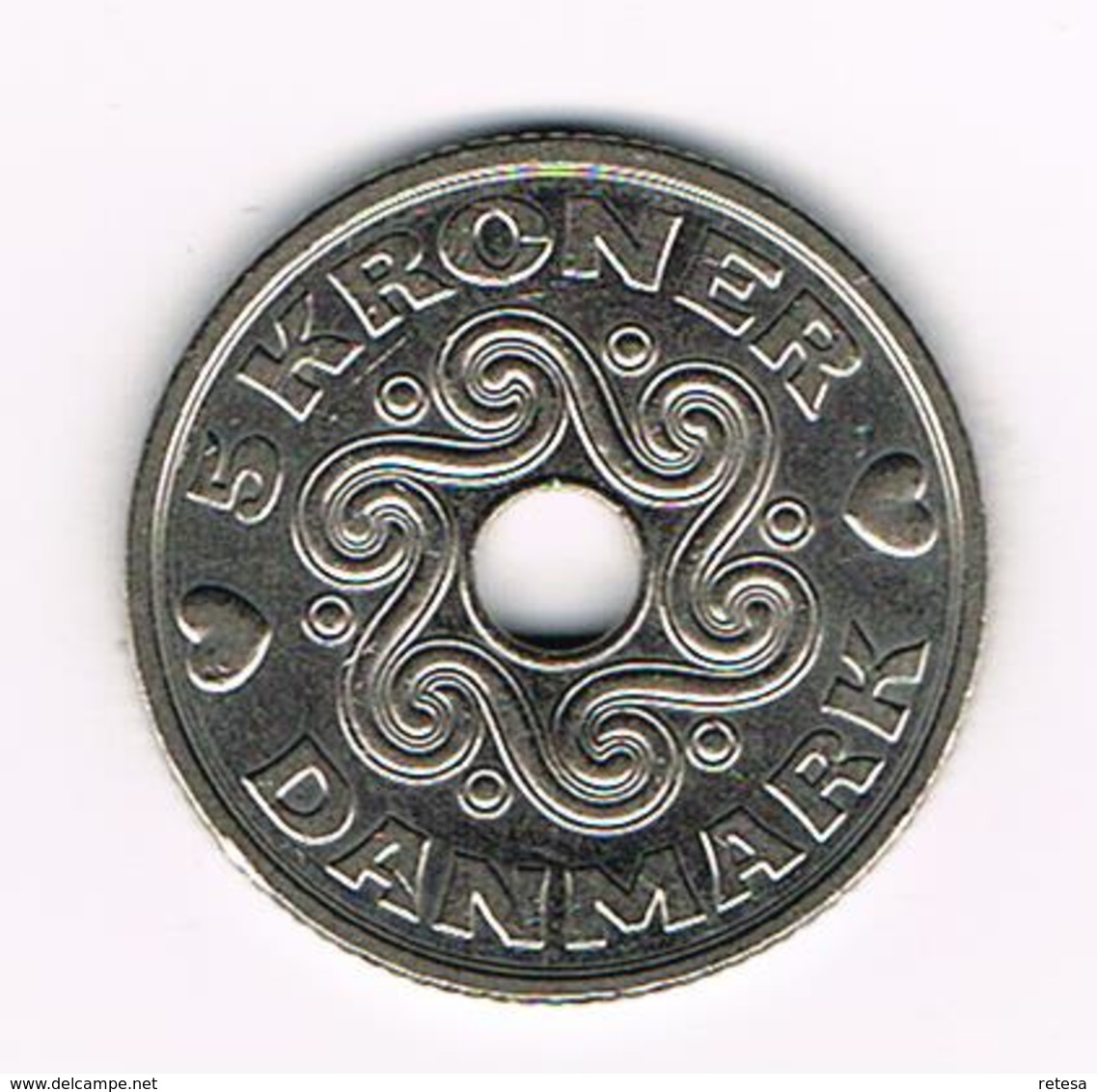 //  DENEMARKEN 5 KRONER  1994 - Danemark