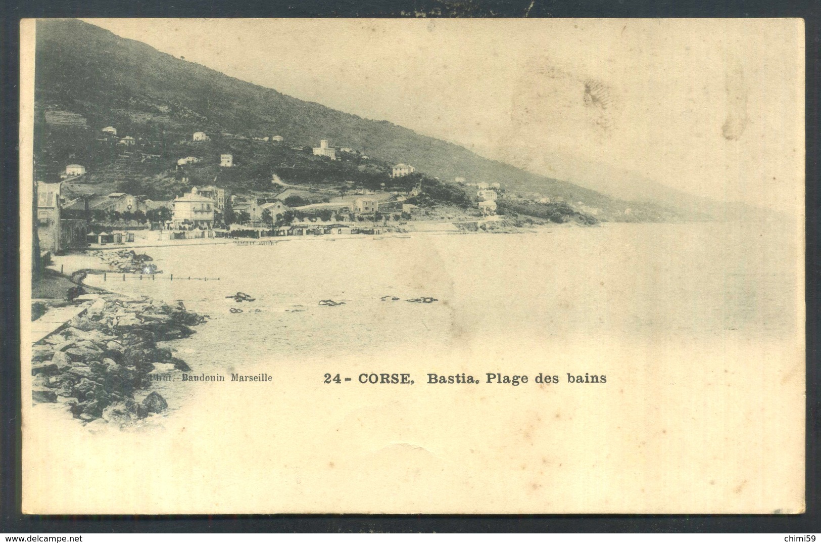 CORSE - CORSICA - BASTIA - PLAGE DES BAINS - Bastia