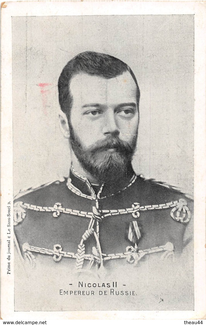 ¤¤   -   RUSSIE   -   Le Tsar " NICOLAS II "  -  Empereur De Russie     -   ¤¤ - Russie