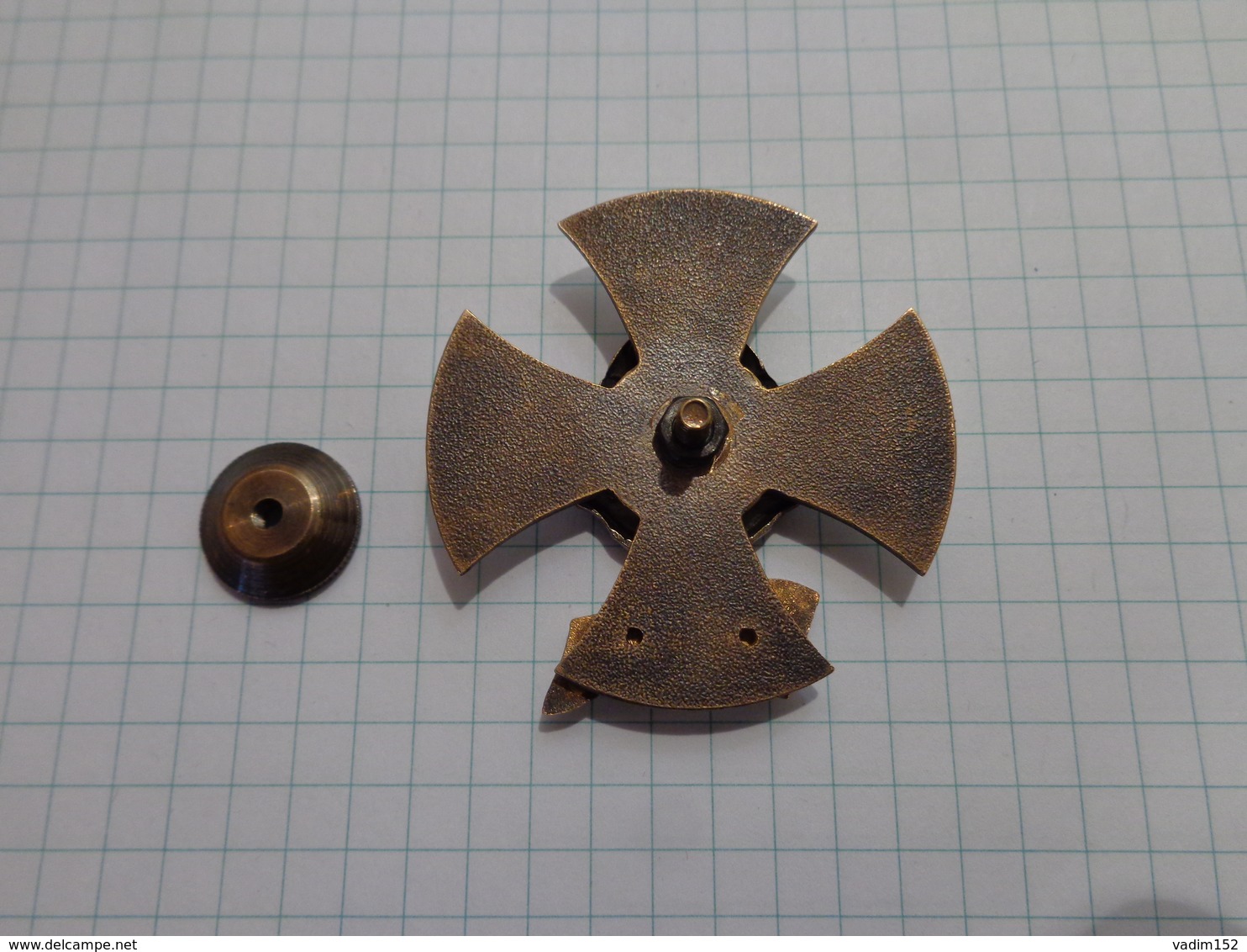 Insigne De La Marine. Plongeur Militaire. Bronze. émail Chaud - Russia