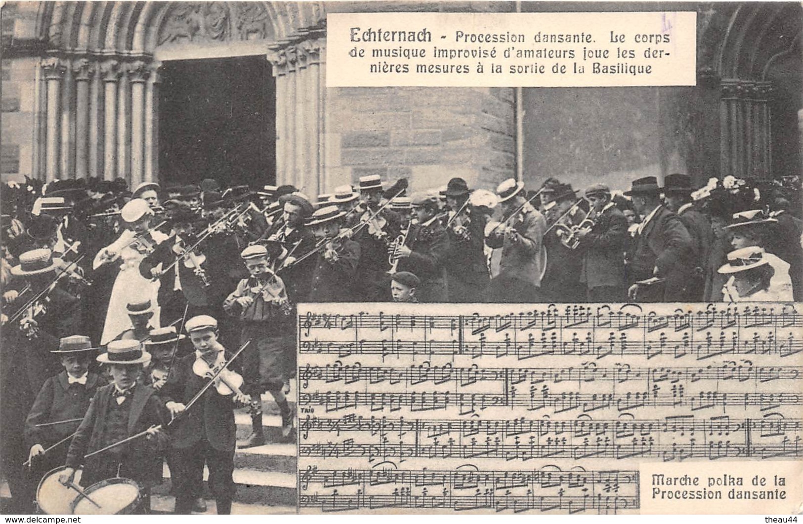 ¤¤   -   LUXEMBOURG  -  ECHTERNACH   -  Procession Dansante  - Le Corps De Musique Amateurs     -   ¤¤ - Echternach