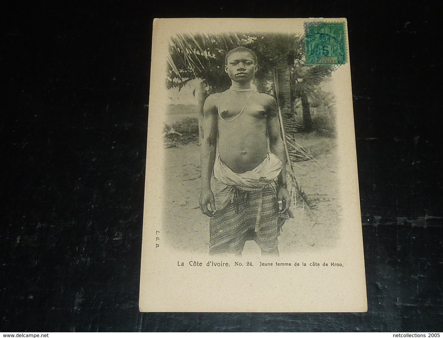LA COTE D'IVOIRE N°24 JEUNE FEMME DE LA COTE DE KROO - AFRIQUE (AF) - Côte-d'Ivoire