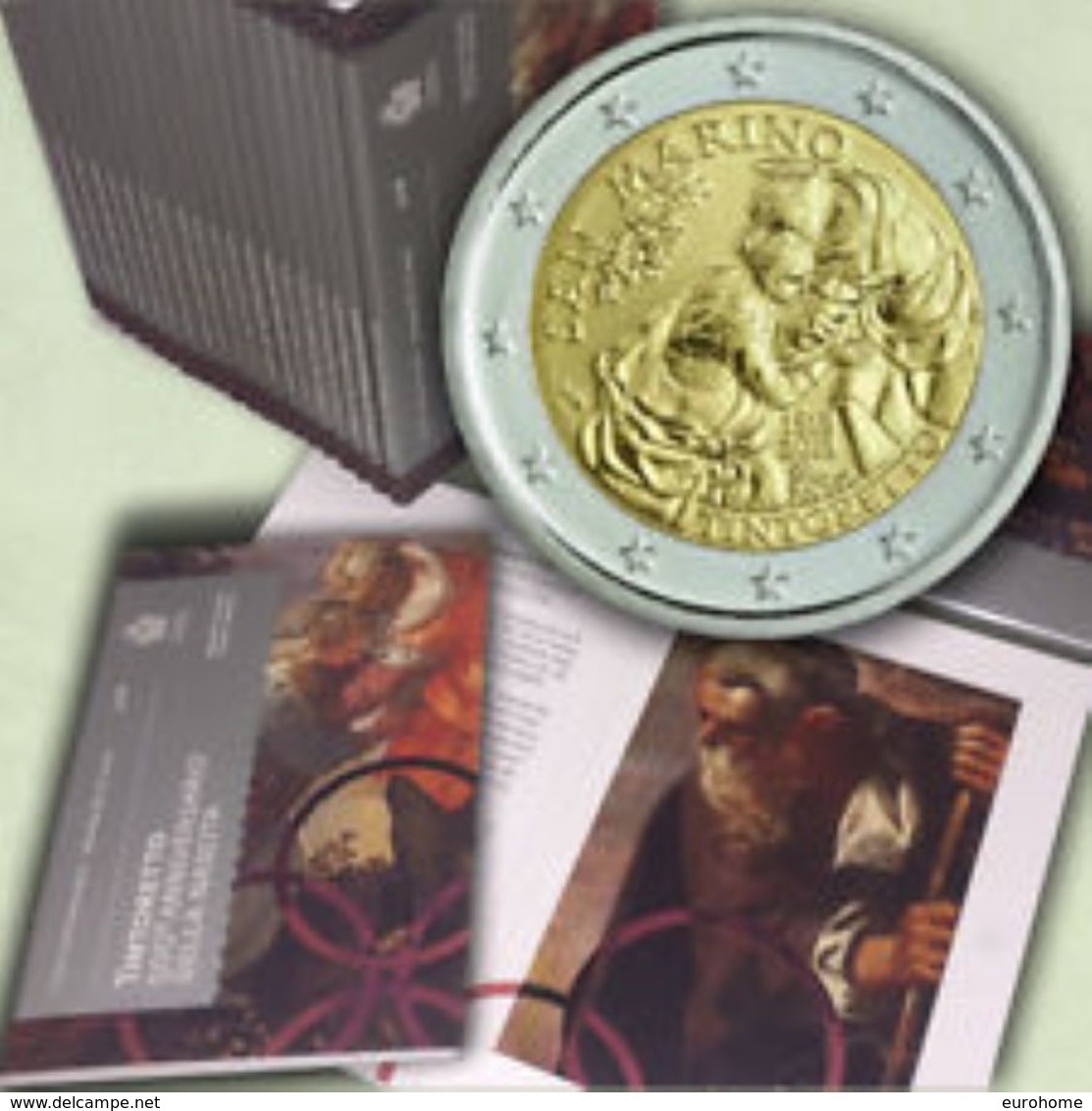 San Marino 2019    2 Euro Commemo  500 Ste Verjaardag (anniversaire) Leonardo Da Vinci      Dans Le Coffret  !! - San Marino