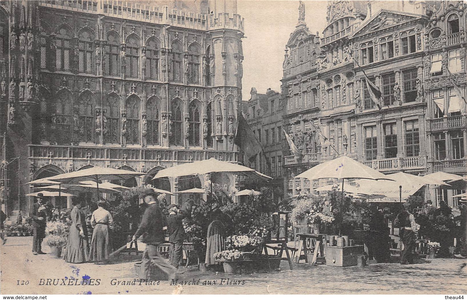 ¤¤    -    BELGIQUE   -  BRUXELLES   -  Grand'Place  -  Marché Aux Fleurs     -   ¤¤ - Markets