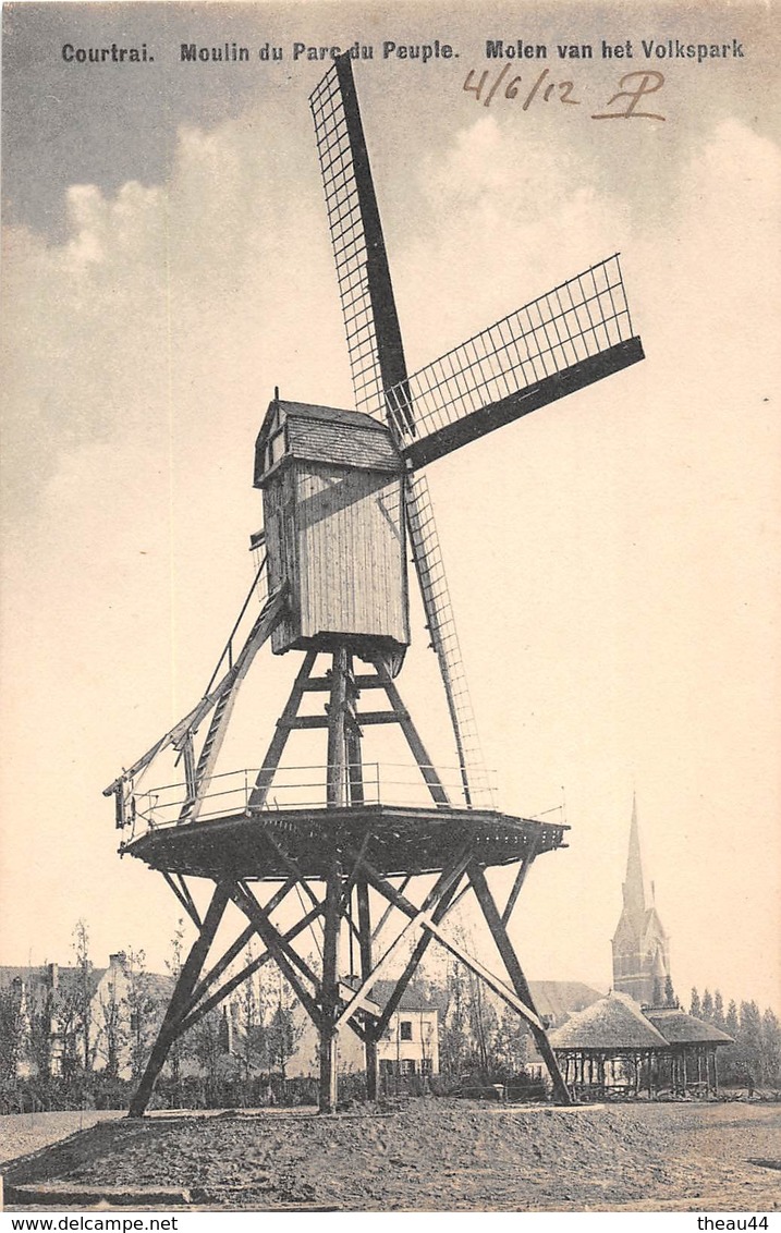 ¤¤    -    BELGIQUE   -  COURTRAI   -  Moulin Du Parc Du Peuple  -  Molen Van Het Volkspark    -   ¤¤ - Andere & Zonder Classificatie