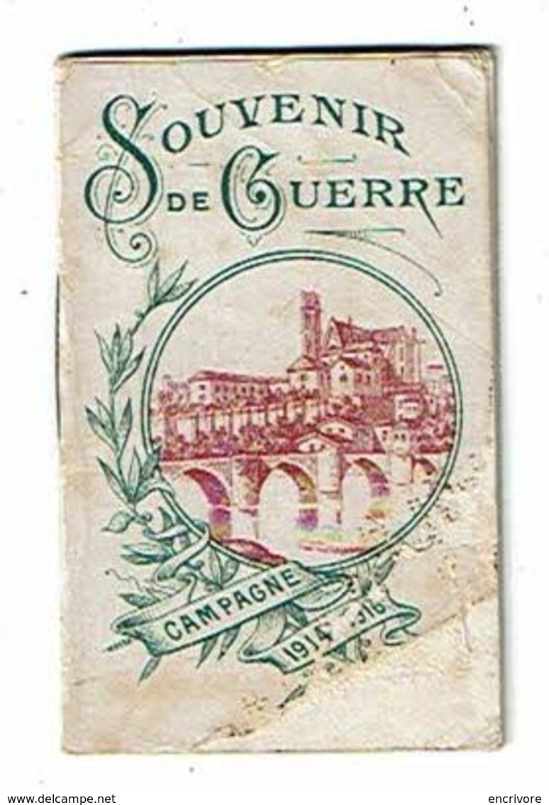 Petit Calendrier Pour 1916 Souvenir De Guerre 1914 - L'Ami Du Réfugié Limoges - Imprimerie Dumont Limoges - Kleinformat : 1901-20